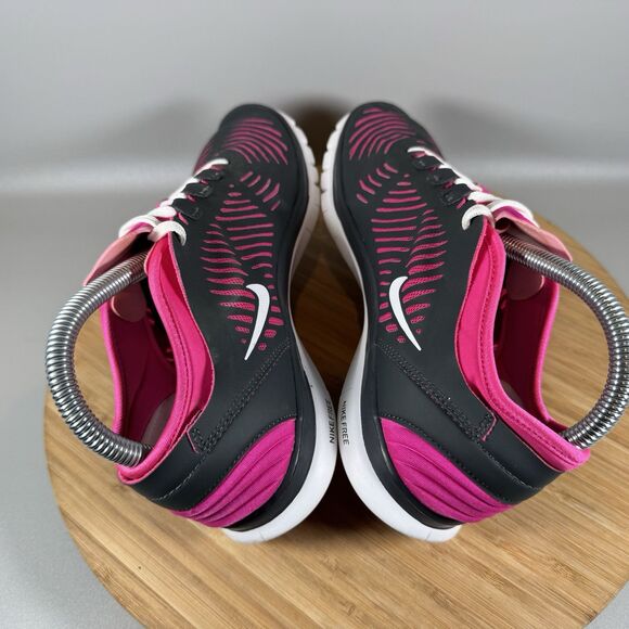 Nike Free Balanza 3.0 Athletic Lace Up Shoe Womens‎ Size 7.5 Black Pink - Picture 5 of 8